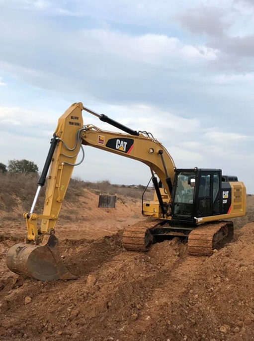 installation of sewer line replacement